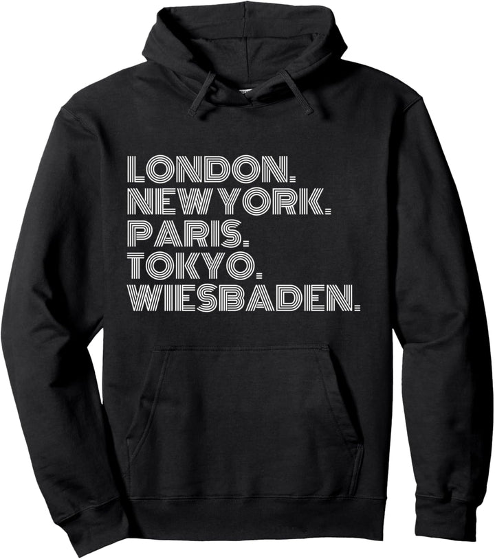 Wiesbaden Stadt Metropole Heimat Region Pullover Hoodie