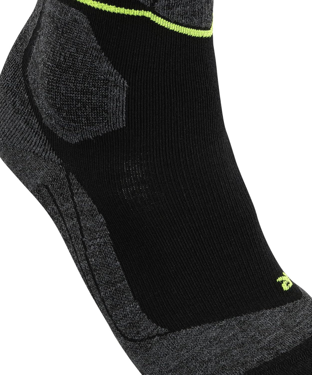 FALKE Herren Sk Energizing Wool M Kh Wolle mit Kompression 1 Paar Skisocken 39-42 Schwarz (Black-Lig