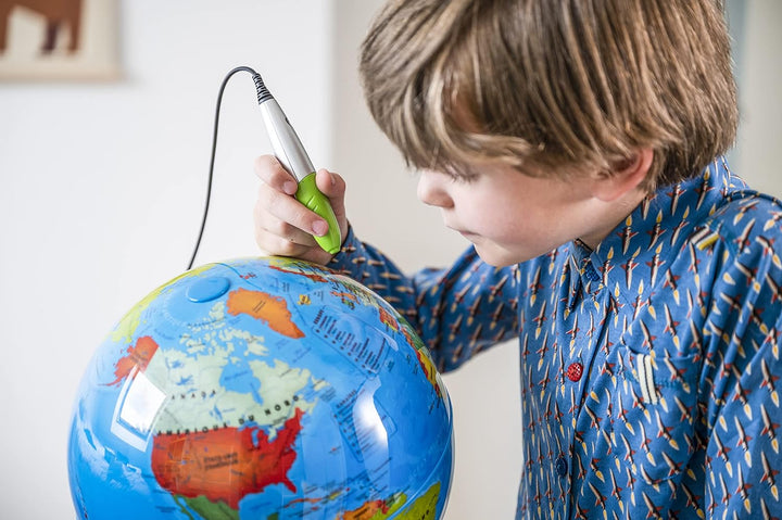 VTech My Interactive Video Globe – Lernspielzeug – Gesprochenes Niederländisch – Alter 7–12