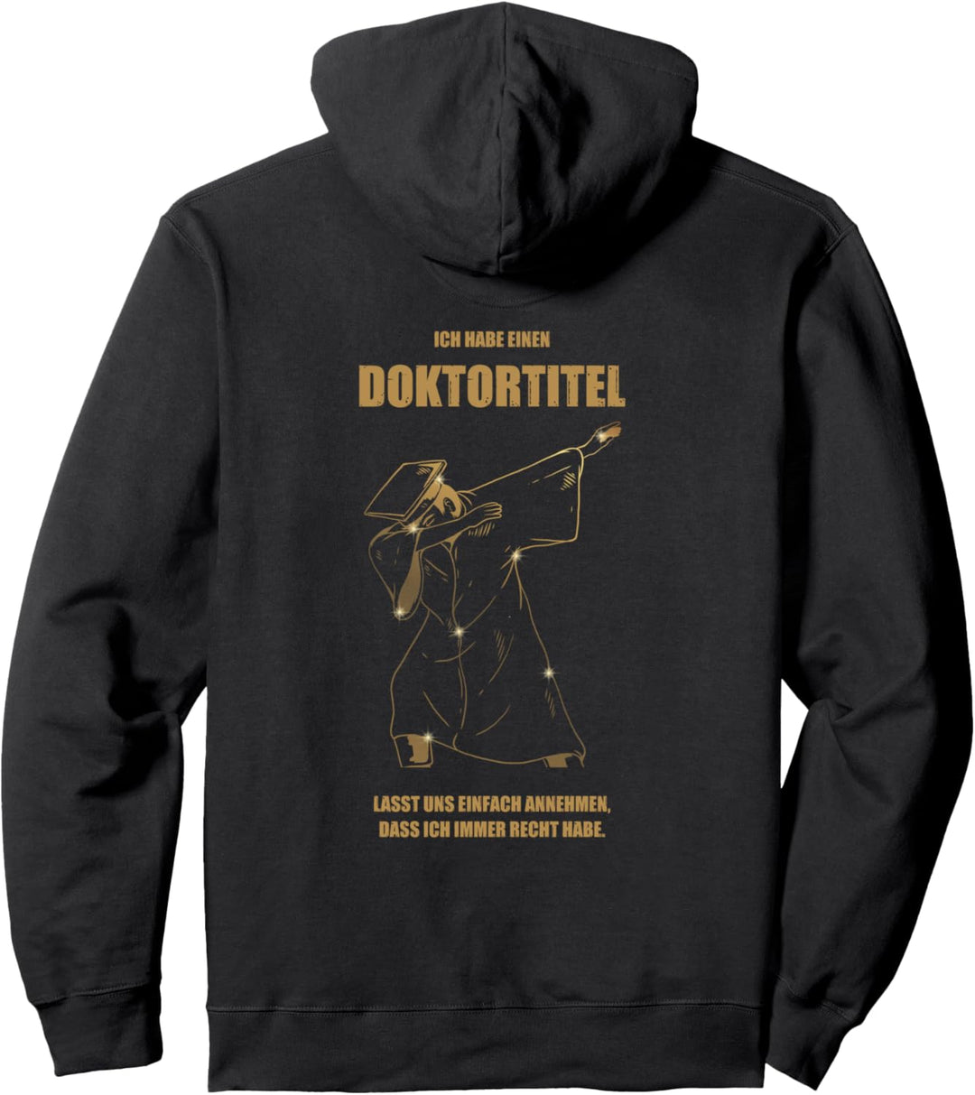 Doktortitel Spruch Dabbing Doktor Dissertation Promotion Pullover Hoodie
