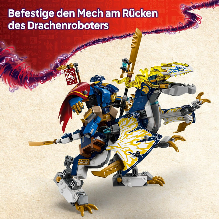 LEGO NINJAGO Rogues Mech-Drachenreiter - Ninja-Spielzeug mit Drachen, 4 Minifiguren und Ausrüstung -