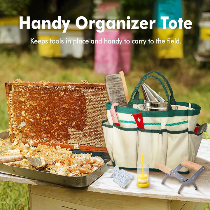 Beekeeping Supplies Bienenraucher-Starter-Set, Imker-Werkzeuge für Imker, 14 Stück, professionelle B