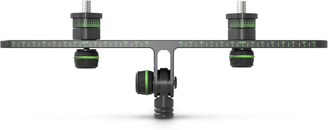 Gravity Stereo-Mikrofonschiene MS STB 01 PRO für 2 Mikrofone, stufenlose Einstellung, GMSSTB01PRO, s