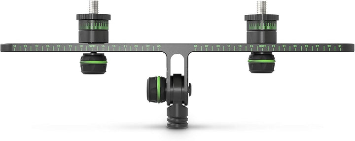 Gravity Stereo-Mikrofonschiene MS STB 01 PRO für 2 Mikrofone, stufenlose Einstellung, GMSSTB01PRO, s