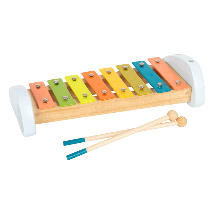 small foot Xylophon "Groovy Beats" aus Holz, Instrument für Kinder, inkl. Notenblatt, ab 18 Monaten,