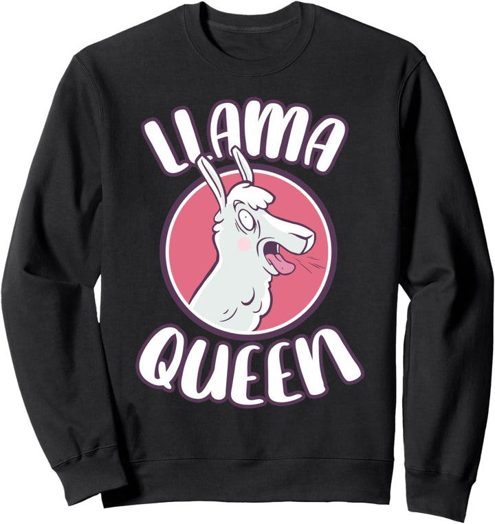 Süsses Lama und Alpaka Lustiges Lama Zoo Lamafan Lamas Sweatshirt