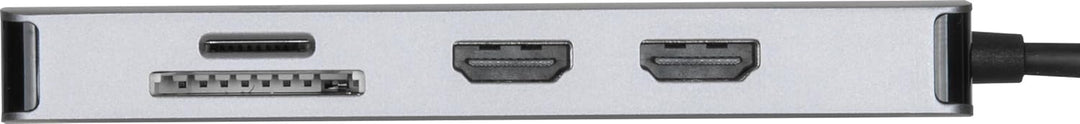 Targus USB-C Dual-HDMI-4K-Dockingstation mit 100-W-PD-Pass-Thru, Grau (DOCK423EU)