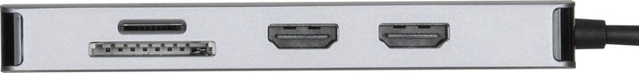 Targus USB-C Dual-HDMI-4K-Dockingstation mit 100-W-PD-Pass-Thru, Grau (DOCK423EU)