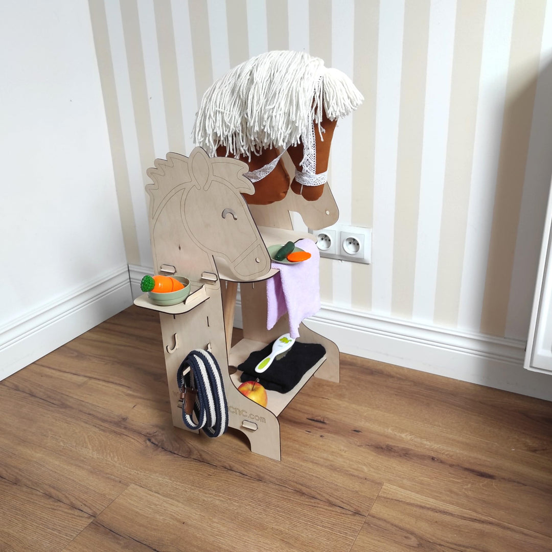 Hobby Horse Stall, Holzstall, Pferde Stall, Hobby Horse Ständer