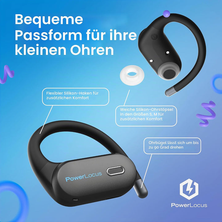 PowerLocus Jumpy Kabellose Bluetooth-Ohrhörer für Kinder