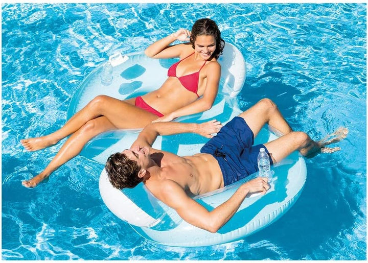 Intex 56800EU Luftmatratze Doppelbett 58001 blau 335 x 335 cm Single, Single