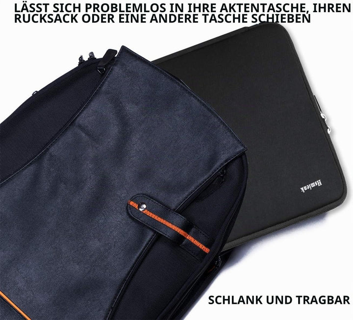 Laptop-Hülle 15,6 Zoll (39,6 cm), langlebig, stossfest, Schutzhülle, Klapptasche, Aktentasche, Trage