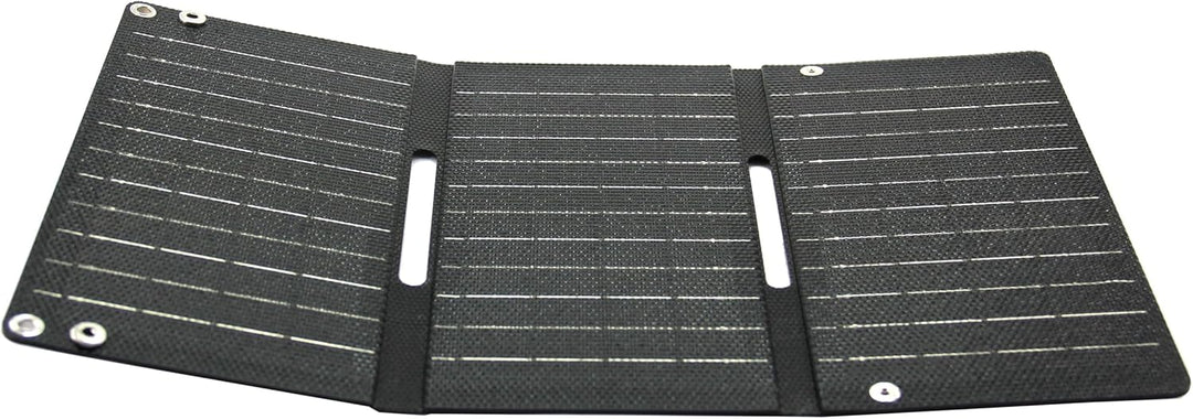 Trag- und Faltbares Solar-Ladegerät, 10 Watt, lädt Handys und Tablets Fernab jeder Steckdose, mit 2