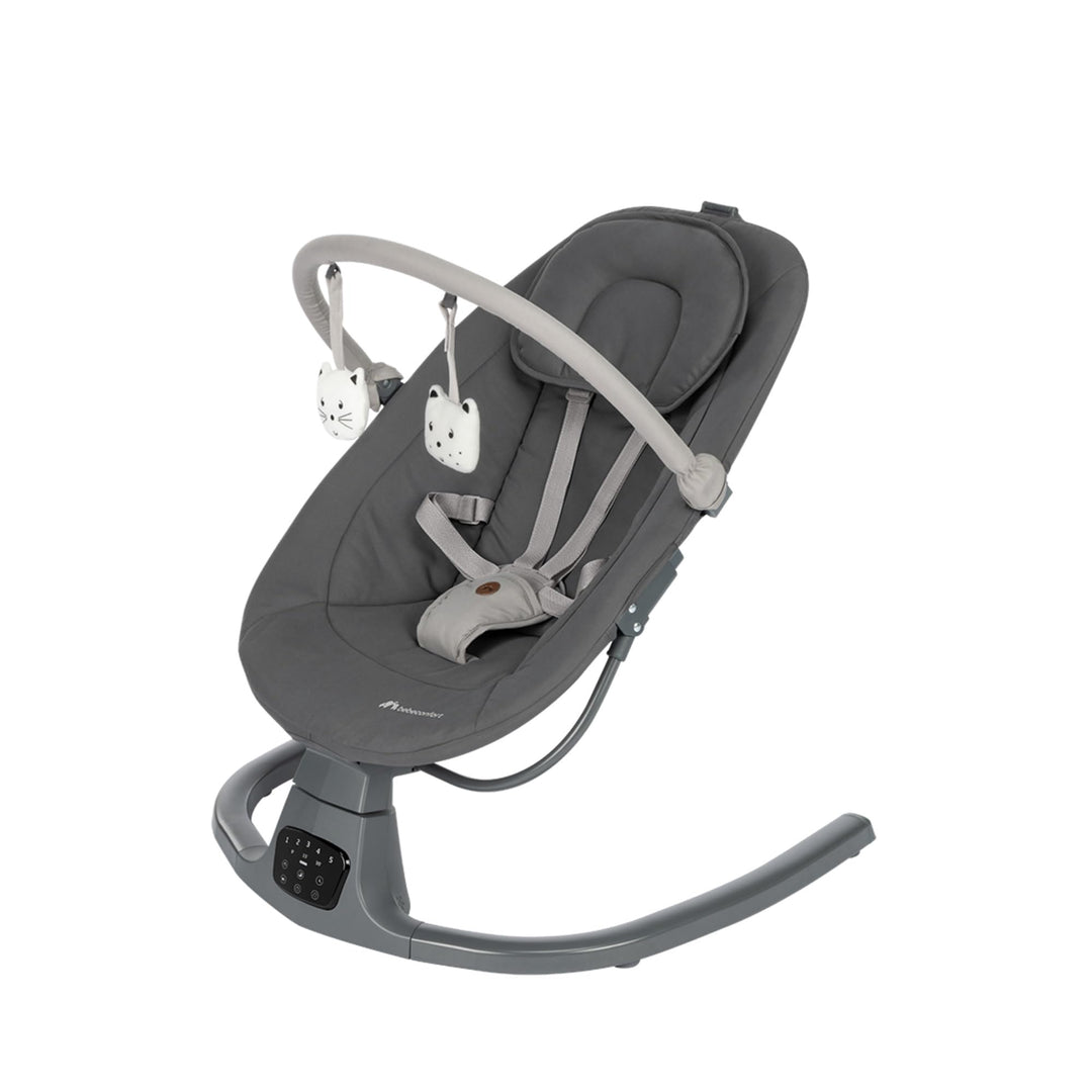 Bebeconfort Jolana, Babywippe elektrisch, 0–6 Mon (9 kg), automatische Bewegungserkennung, 12 beruhi