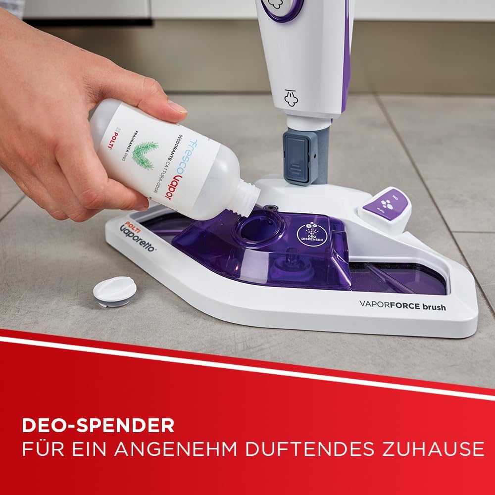 Polti Vaporetto SV440_Double PTEU0274 Dampfbesen mit doppelter Funktion: tragbarer Dampfreiniger und
