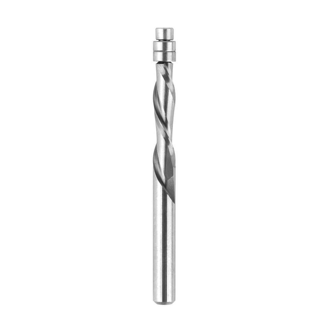 SpeTool Down Cut Spiralfräser-Bit, 6,35 mm Schaft, 3,8 cm Schnittlänge, extra lang, 7,6 cm OVL, Hart