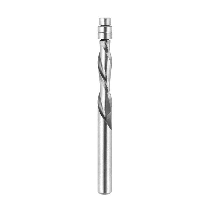 SpeTool Down Cut Spiralfräser-Bit, 6,35 mm Schaft, 3,8 cm Schnittlänge, extra lang, 7,6 cm OVL, Hart