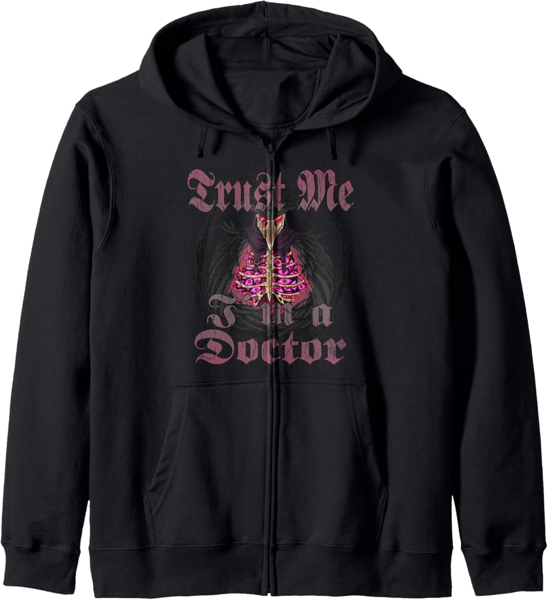 Trust Me I'm a Doctor I Gothic Pestdoktor Steampunk Kapuzenjacke