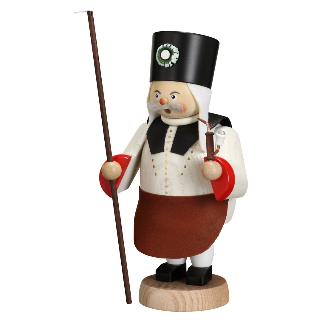 Seiffener Volkskunst | Räuchermännchen Erzgebirge | Gemütliche Typen 21 cm | Räucherfigur | Erzgebir