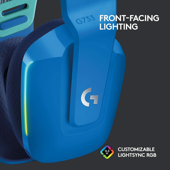 Logitech G305 Lightspeed Wireless Gaming Maus + Logitech G733 LIGHTSPEED Kabelloses Gaming Headset m