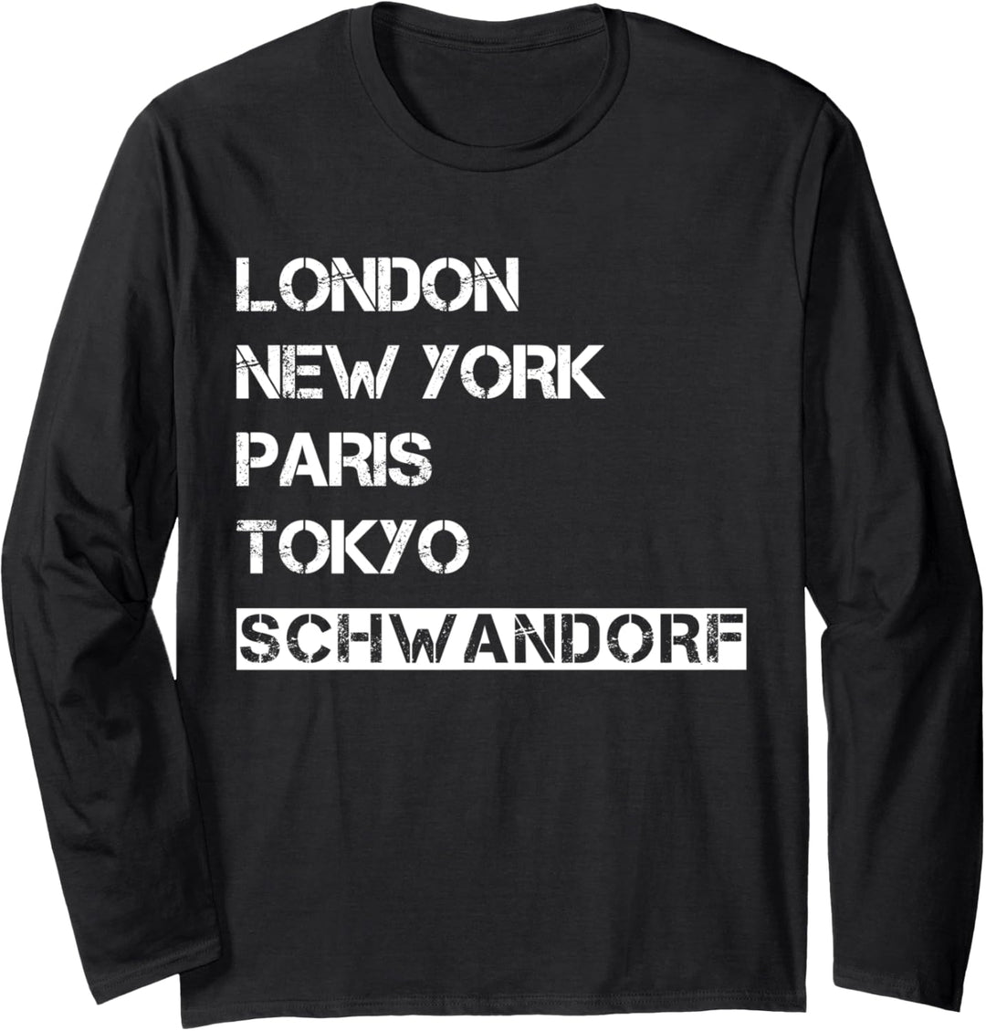 Meine Stadt! Geburtsort & Heimatliebe Schwandorf Langarmshirt