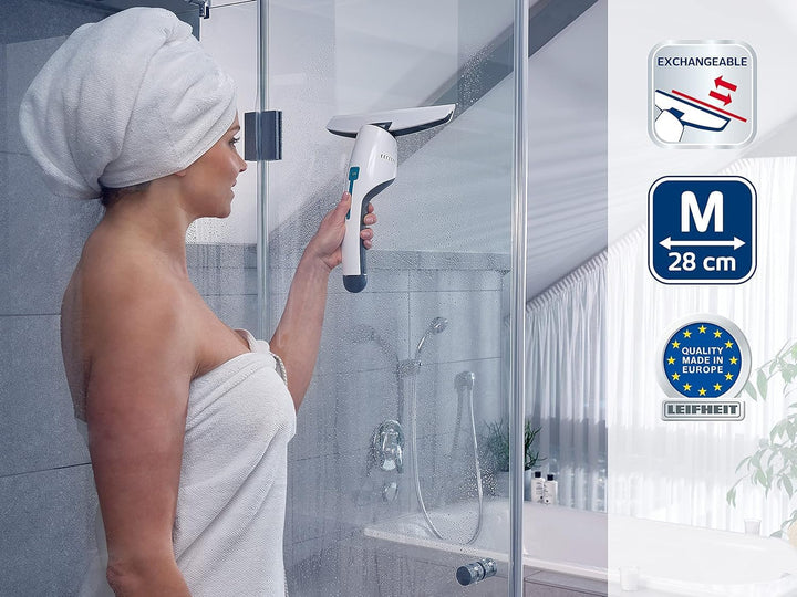 Leifheit Bad-Düse Nemo, Zubehör für Fenstersauger Nemo, hygienische Reinigung von Hellen Fliesen und