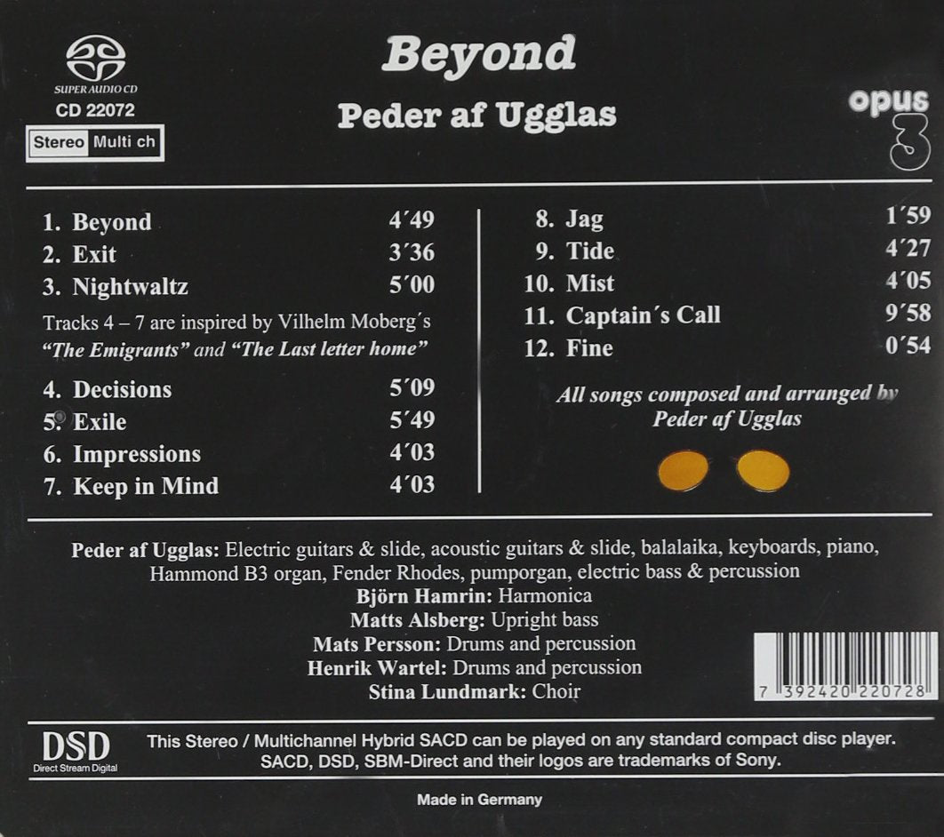 Beyond, Audio-CD