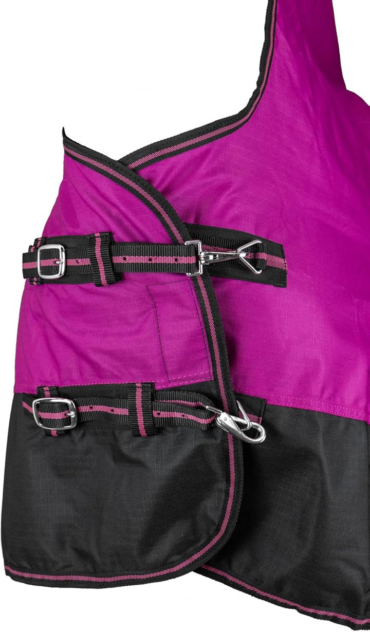RL24 - Weidedecke High Neck Basicline 600D – Regendecke & Übergangsdecke – wasserdichte Outdoordecke