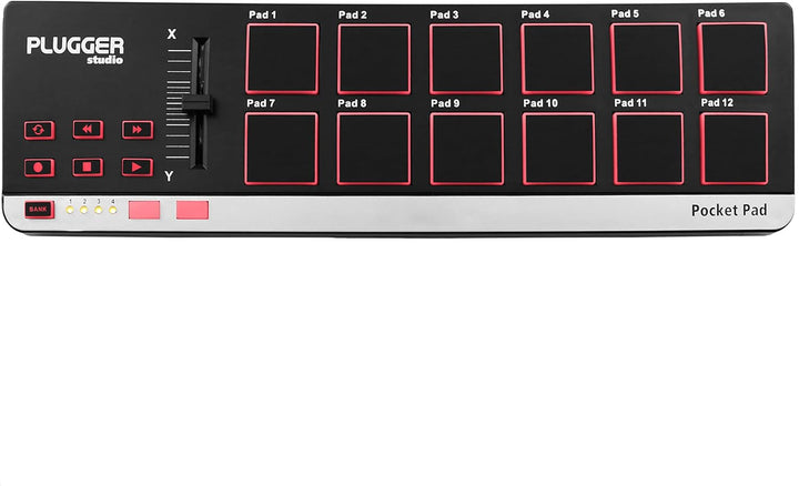 USB-Midi-Steuergerät mit 12 Plugger Studio Pocket PAD