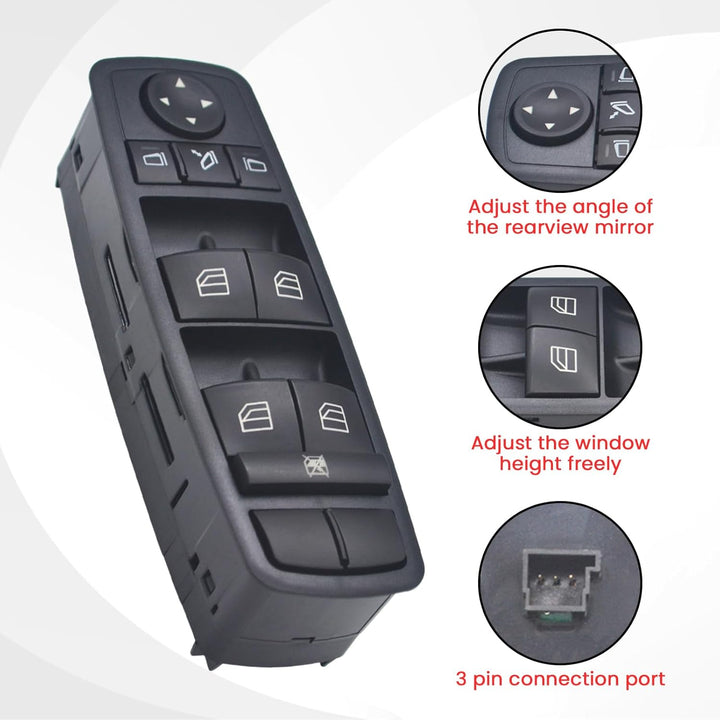 ZEALfix Vorne Links Fensterheber Schalter 2518300290 für W164 GL320 GL350 GL450 ML500