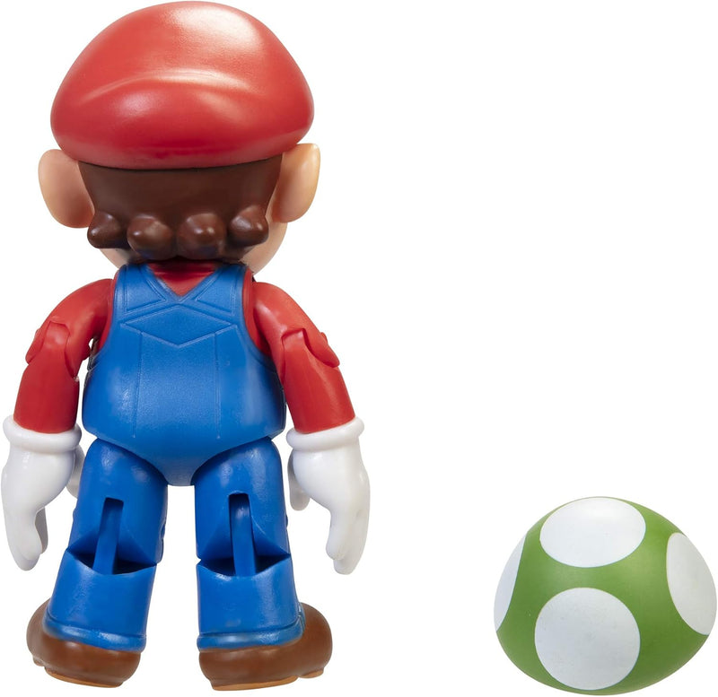 Nintendo JAKKS – 406754 Super Mario – Mario mit 1 up Mushroom – 10cm Spielfigur