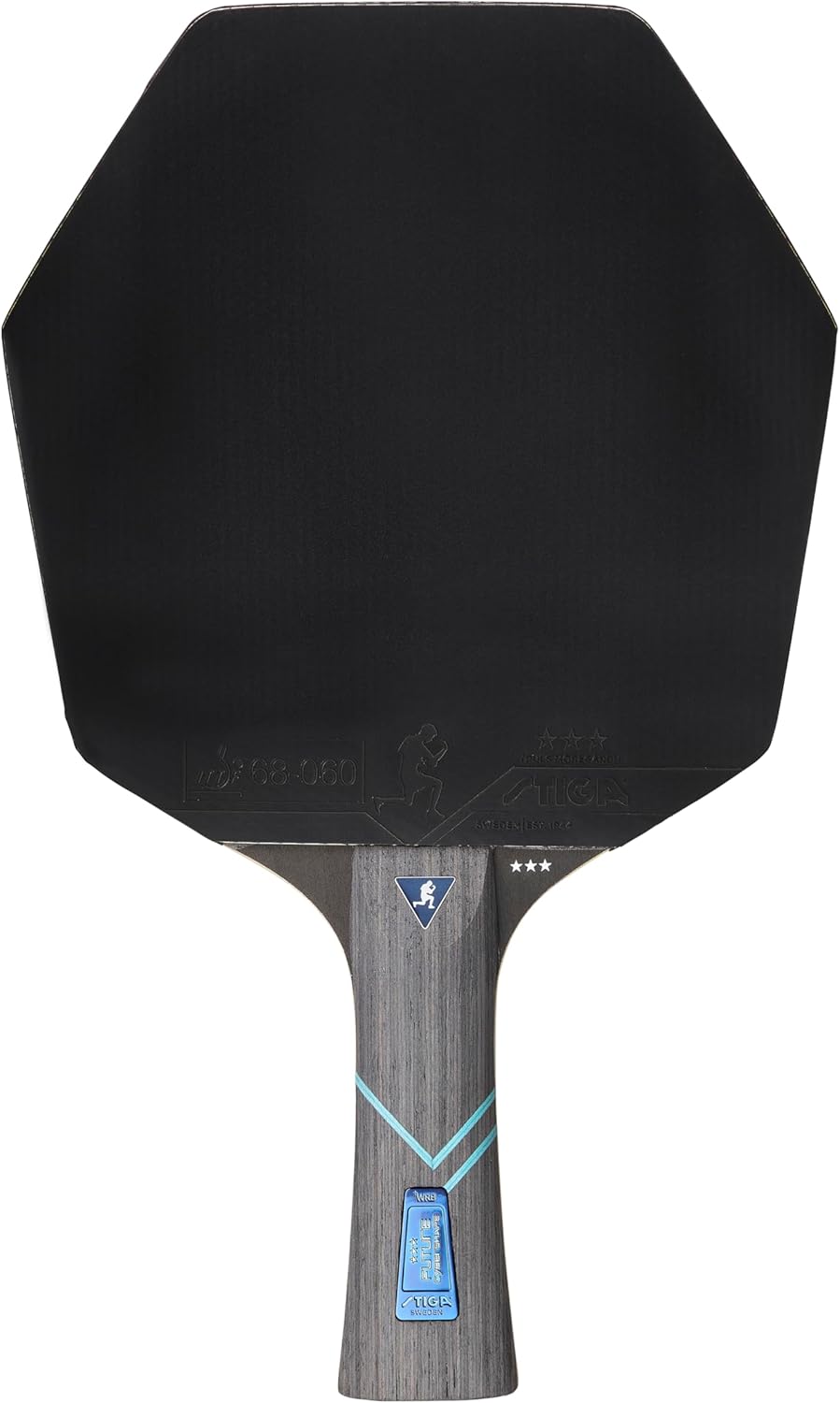 STIGA Tischtennisschläger Cybershape Future, Revolutionärer 3-Sterne-Tischtennisschläger mit Sechsec
