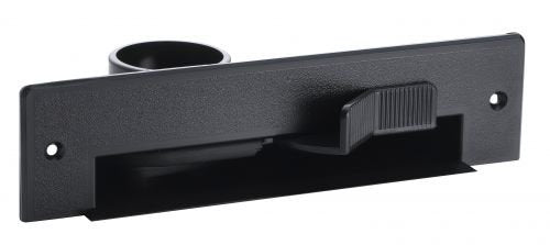 Einkehrschaufel Sockeleinkehrdüse Kehrleiste Original Vacpan® Schwarz, Schwarz