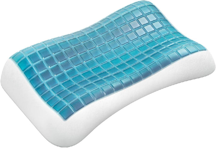 Technogel Nackenstützkissen Pixel Anatomic Curve (66 cm x 40 cm, 9), TG-PIL-EC09, Weiss, 66x40x9