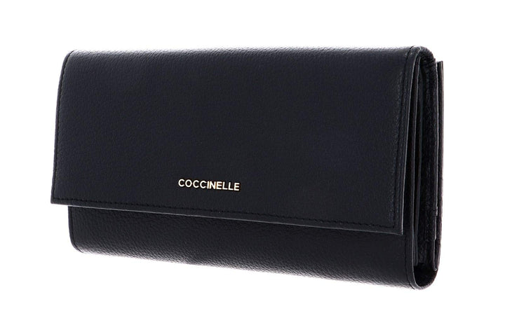 Coccinelle Metallic Soft Wallet Noir