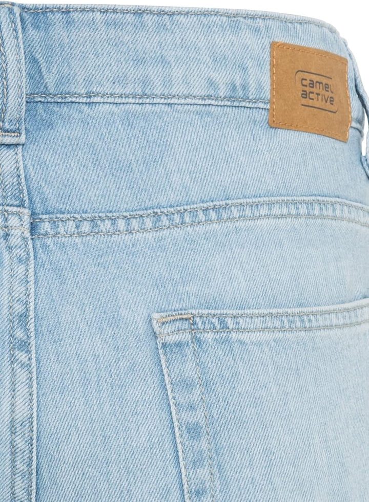 camel active Damen 5-Pocket Shorts Relaxed Fit 27 Hellblau, 27 Hellblau