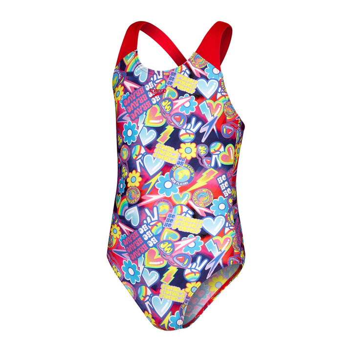 Speedo 800262314742-4742 - Digi Alv Spbk Jf Blue/Pink True Navy/fed red/bl
