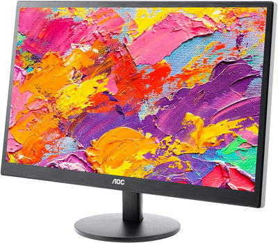 AOC M2470SWH - 24-Zoll-FHD-Monitor, 60 Hz, 5 ms, MVA, Lautsprecher (1920 x 1080 bei 60 Hz, 250 cd/m²