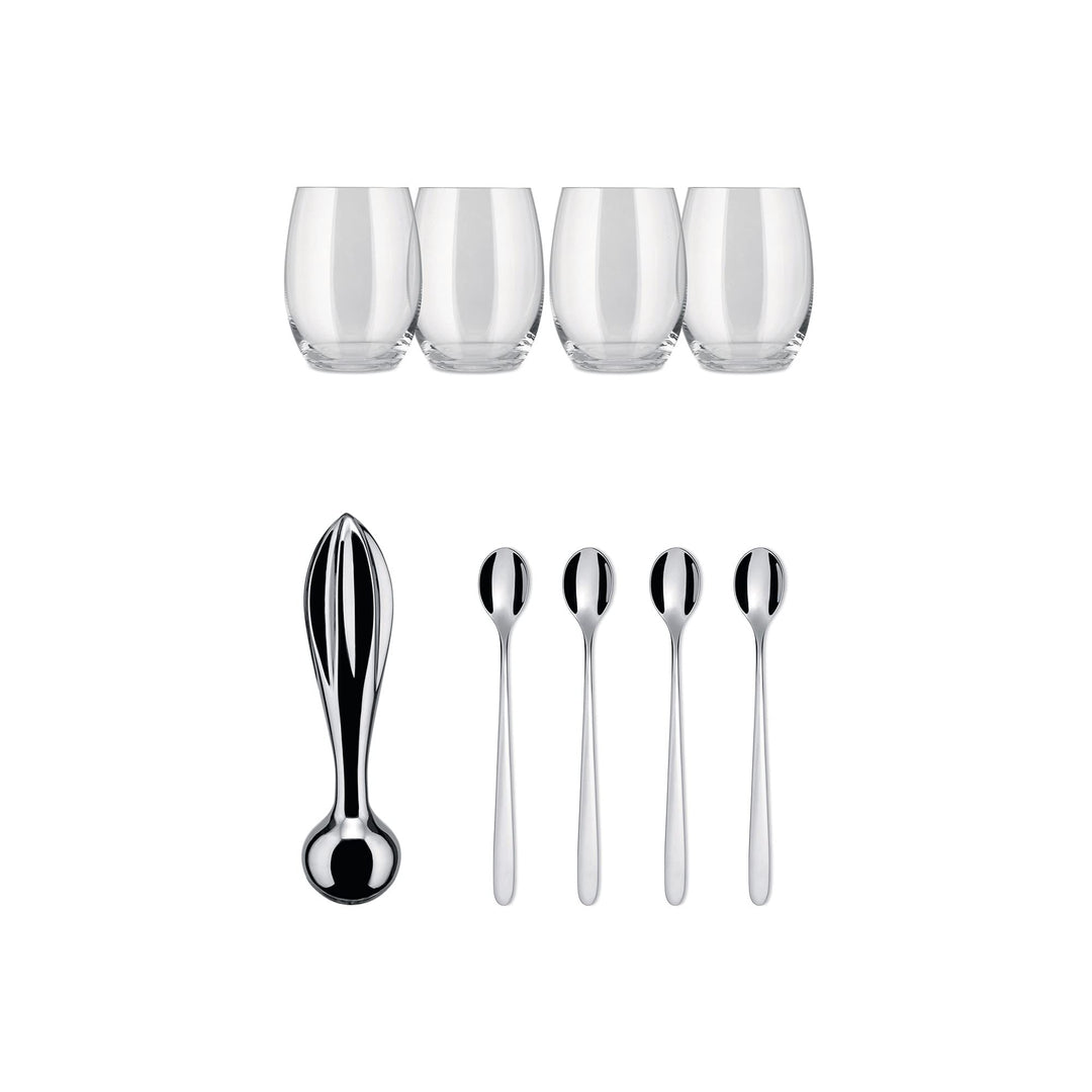 Alessi Set ACCESSORI Cocktail, Edelstahl 18/10, Mehrfarbig, One Size