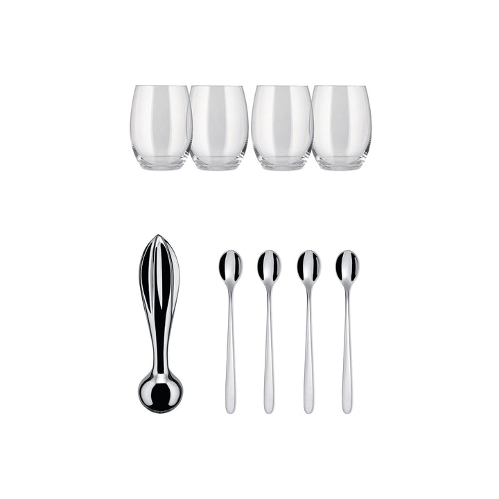 Alessi Set ACCESSORI Cocktail, Edelstahl 18/10, Mehrfarbig, One Size
