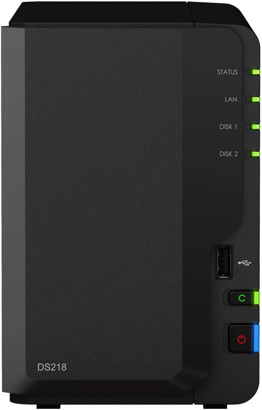 Synology DiskStation DS218 Bundle inkl. WD Red (2 x 4TB WD Red)