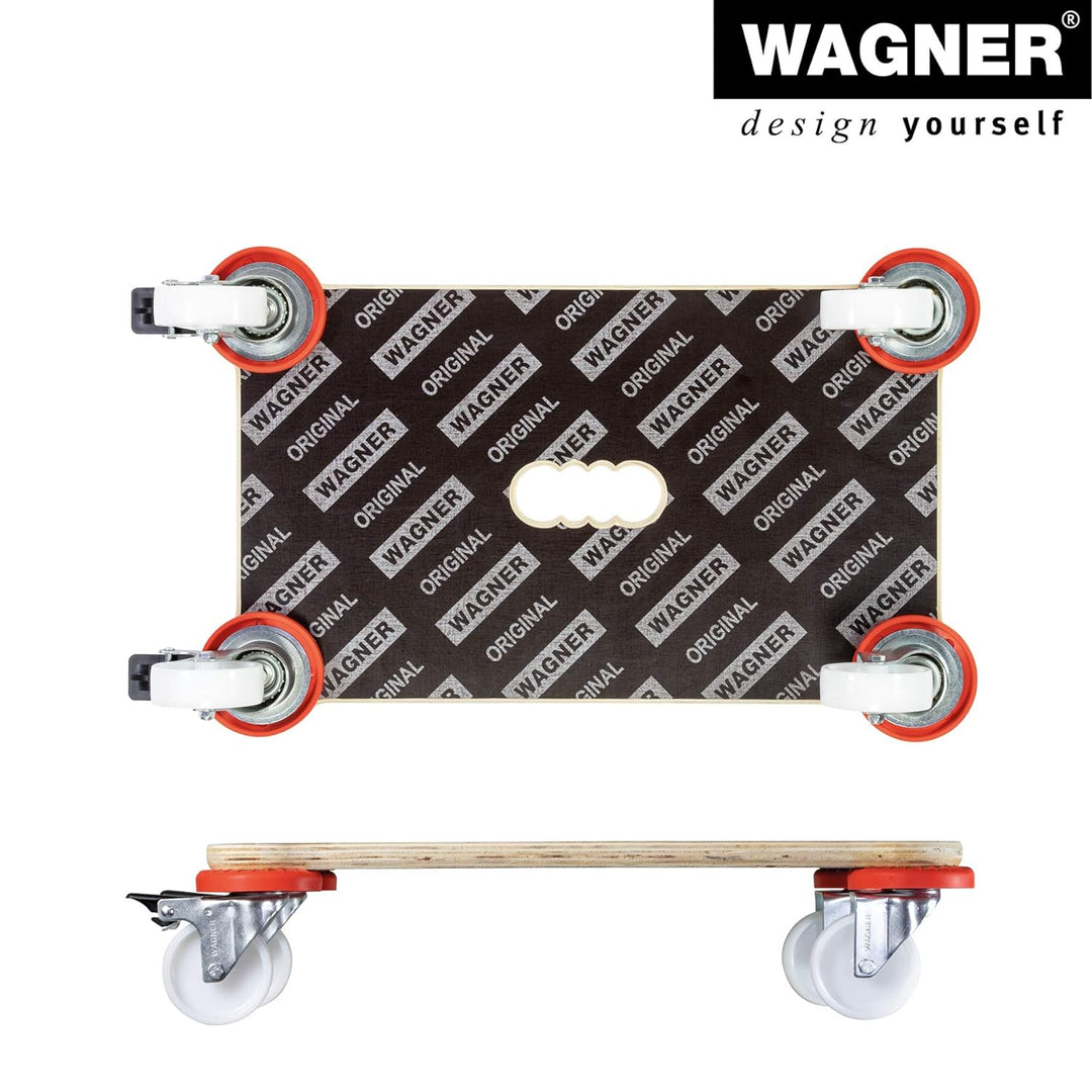 Wagner Transporthilfe MM 1360 I 52 x 32 x 12,5 cm - Tragkraft 200 kg - ideal für schwere Transportbo