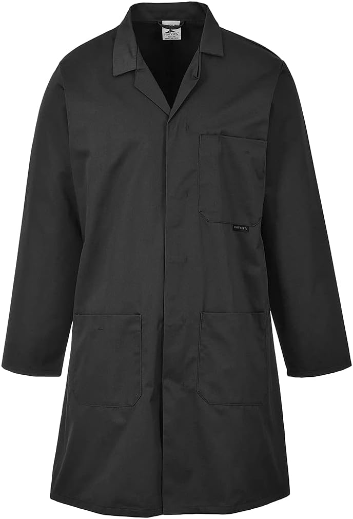 Portwest Standard-Kittel. Farbe: Weiss. Grösse: S. C852WHRS. S Weiss, S Weiss