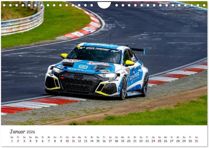 Nüburgring Langstrecken Serie 2026 (Wandkalender 2026 DIN A4 quer), CALVENDO Monatskalender: Die Sch