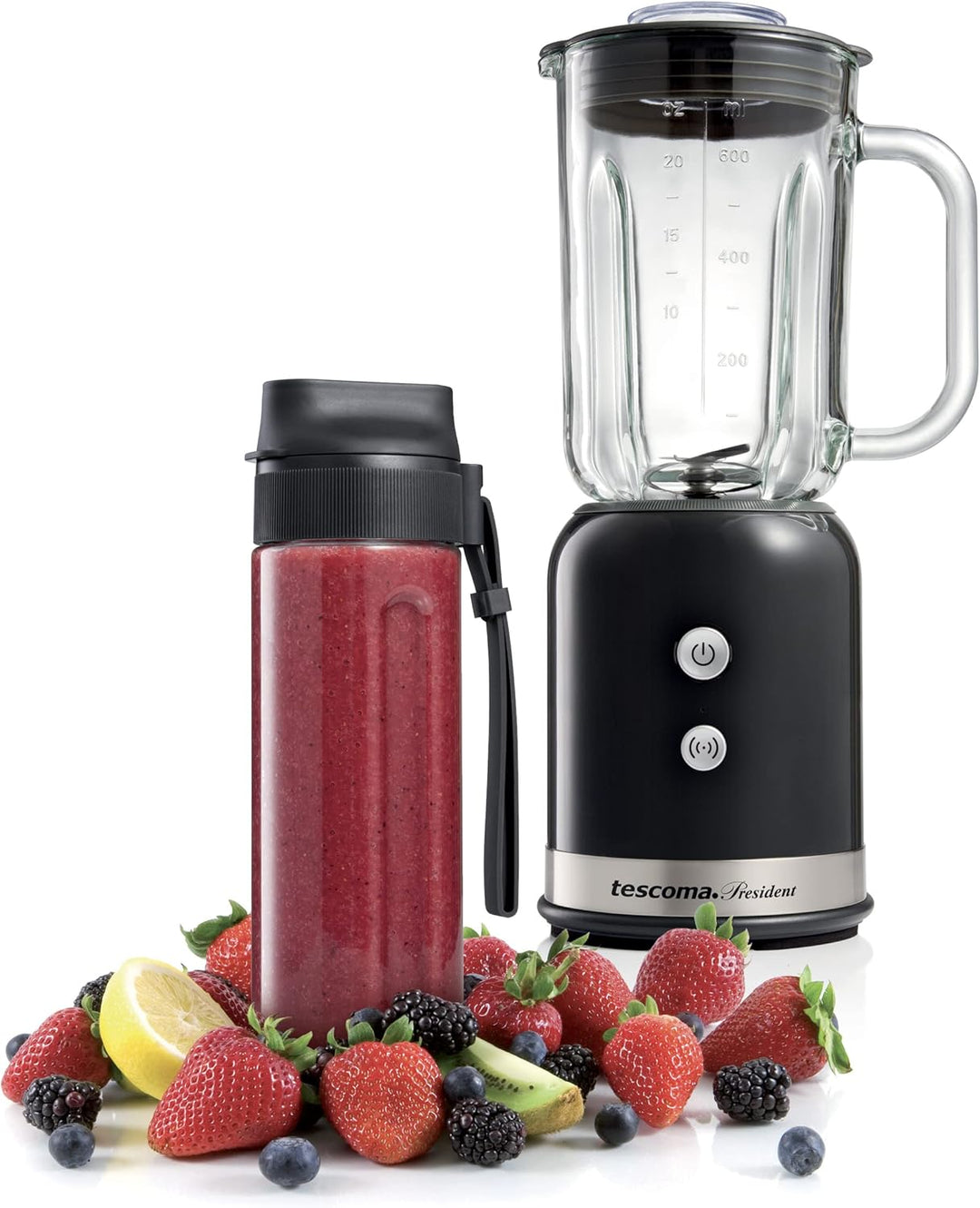 Tescoma Smoothie-Mixer PRESIDENT 0,6 l, anthrazitfarben