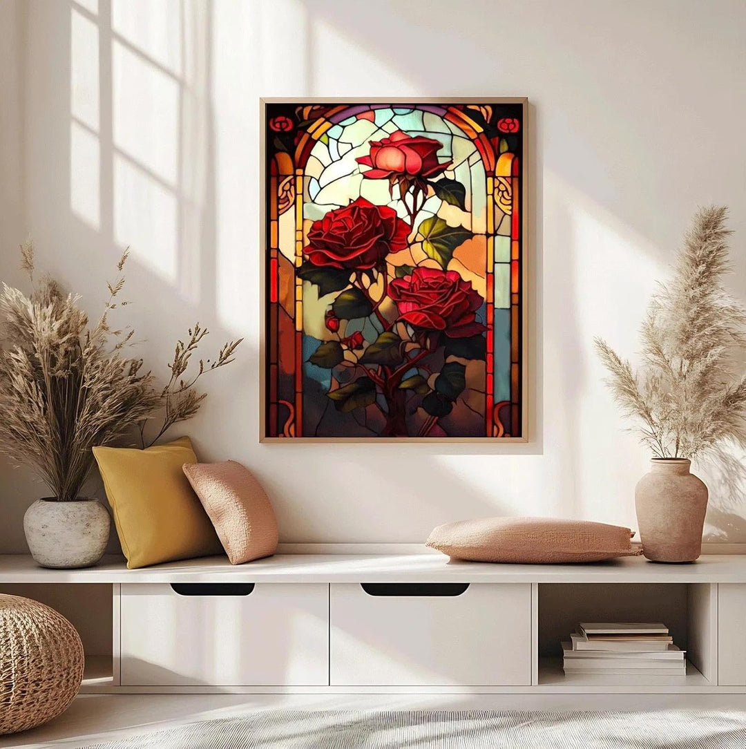 JATOK 3 Stück Malen Nach Zahlen Erwachsene, DIY Blumen Gemälde für Anfänger, Handgemalt Ölgemälde Le