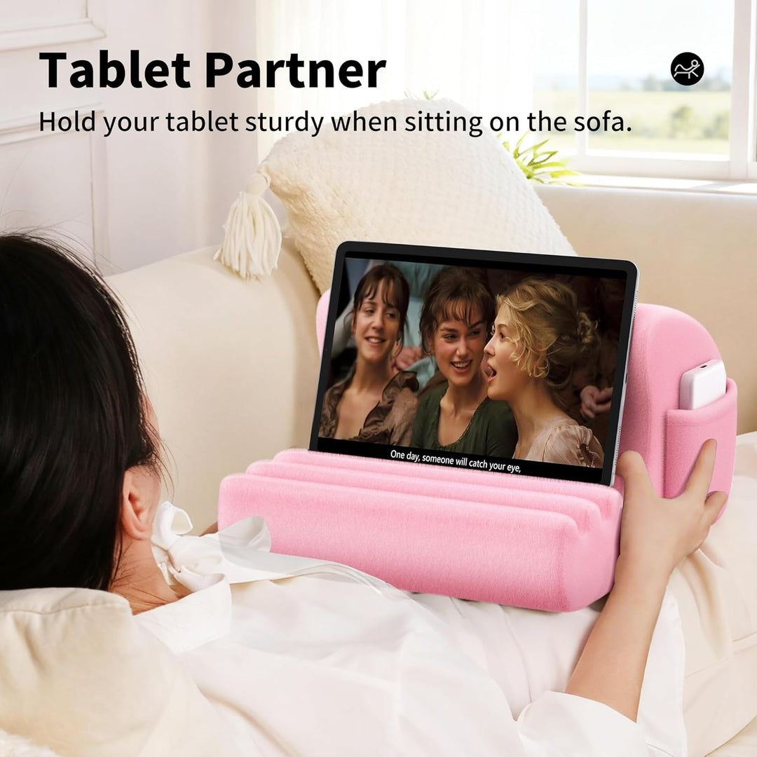 CreaDream Tablet-Kissenständer, Tablet-Halterung für Bett, Schoss und Schreibtisch mit 3 Betrachtung