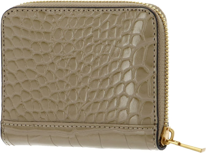 GUESS Damen Laurel SLG Small Zip Around Tasche, Taupe