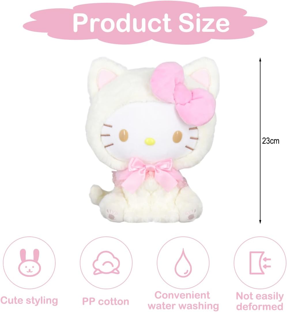 Tydeus Beige Stofftier Plüschtier für Kinder,Plush Kuscheltier,Beige Süsse Plüschpuppen,Flauschiges
