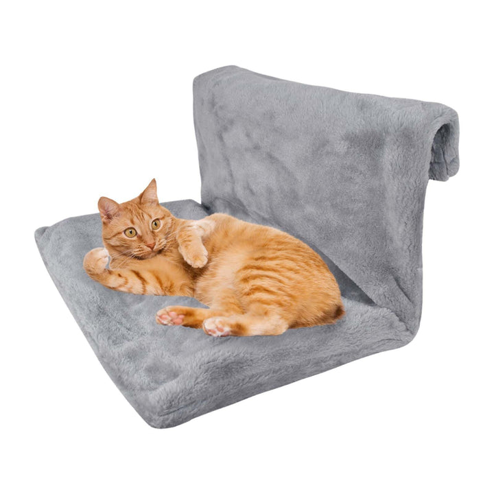 Katzenbett,45 x 30 x 24,5 cm,HeizkörperKatzenKuschelsack,PlüschstoffeKatzenhängematte,waschbarer Plü